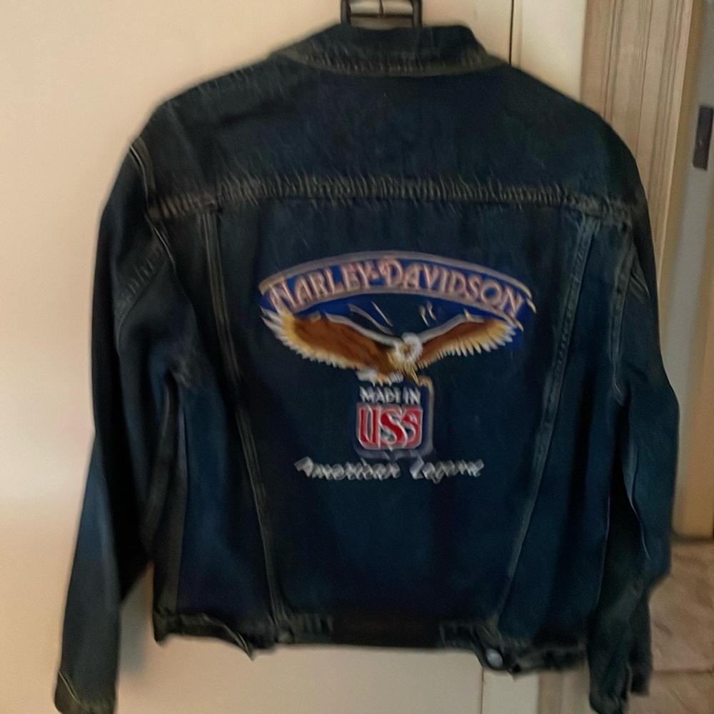 Vintage Harley-Davidson denim jacket